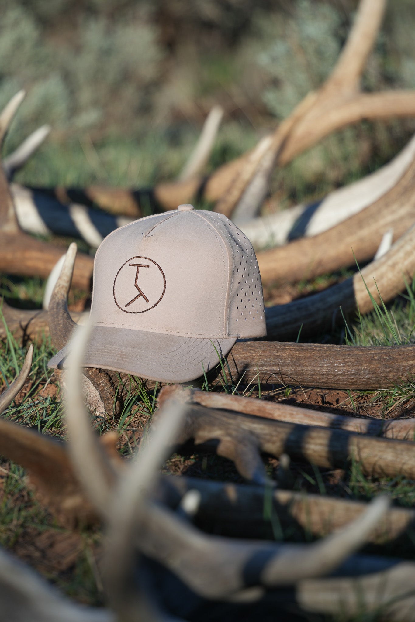 Performance Logo Hat - Tan